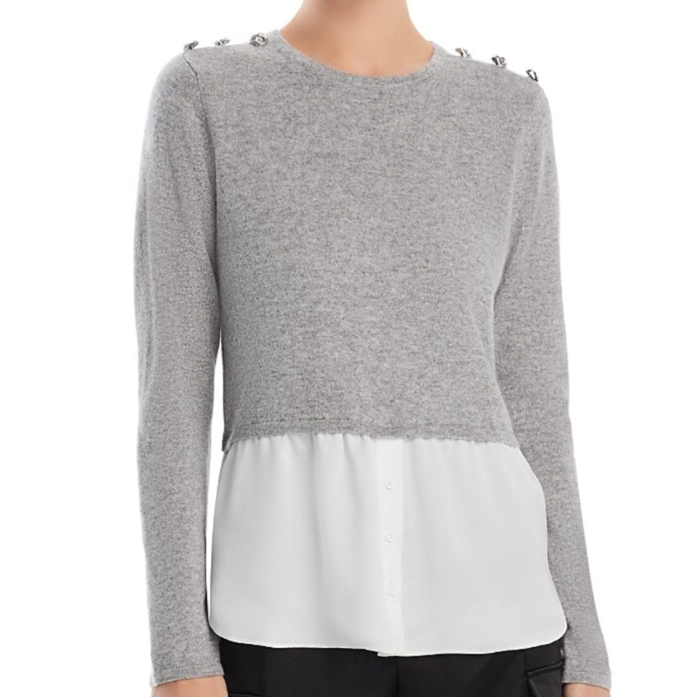 Aqua Cashmere Sweater New!